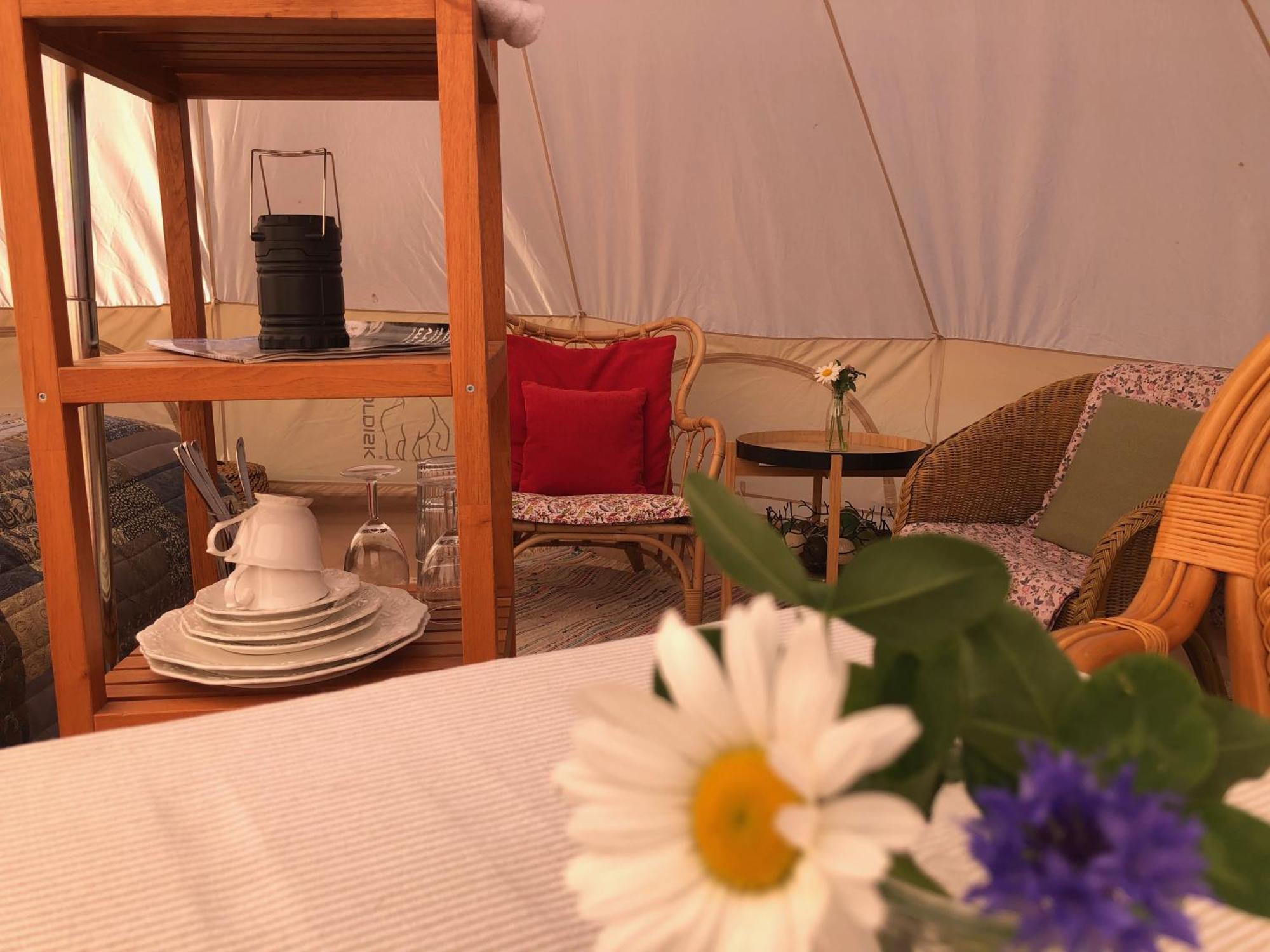ホテル Helles Have Glamping スタイ エクステリア 写真